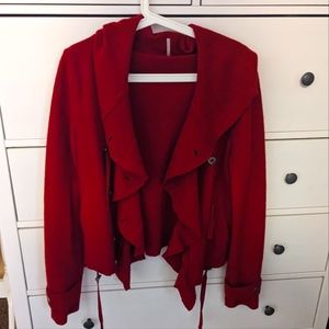 Free People 100% wool cardigan / jacket
